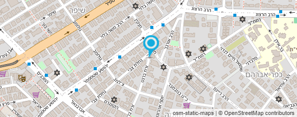 מפת הגעה אל הירשפלד מתתיהו