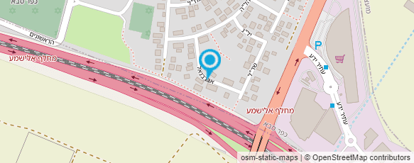 מפת הגעה אל גולן חממי - ספקי השרון