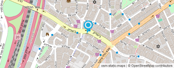 מפת הגעה אל טיפ טופ מרקט