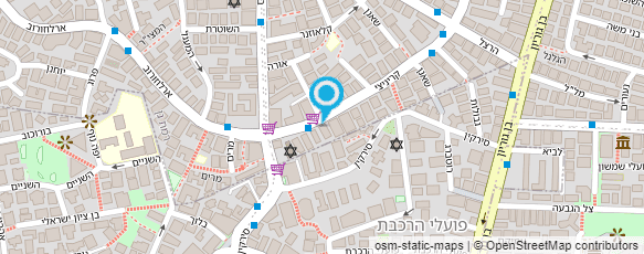 מפת הגעה אל מינימרקט שהרבני