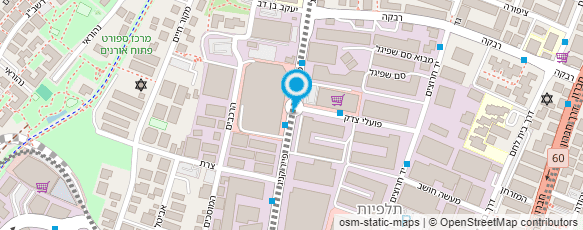 מפת הגעה אל מזרני ירושלים רהיטי אפריון בע"מ