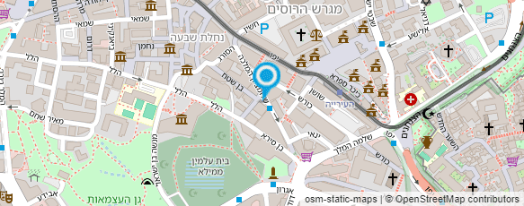 מפת הגעה אל לוי יצחק - תכשיטים