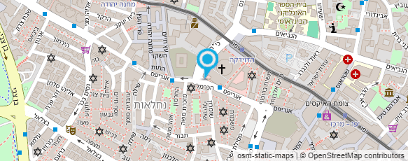 מפת הגעה אל עו"ד תוסייה-כהן אלי