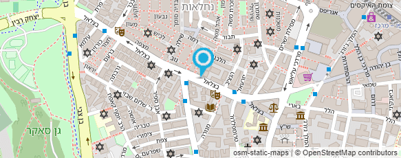 מפת הגעה אל התאחדות בעלי מלאכה ותעשייה זעירה