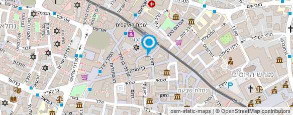 מפת הגעה אל רשת דחף סניף ירושלים