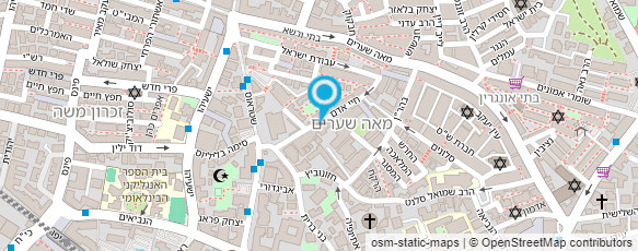 מפת הגעה אל "מקוה ישראל"-בית מרחץ ציבורי