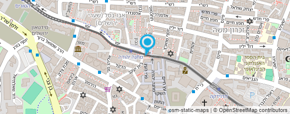 מפת הגעה אל חברת קדישא הכורדית