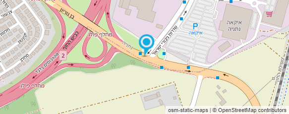 מפת הגעה אל פזומט  מקבוצת פז בע"מ