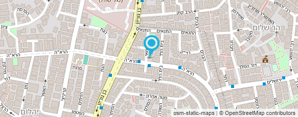 מפת הגעה אל ד''ר אולגה רז