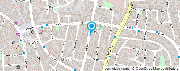 מפת הגעה אל בית קריניצי - מוזיאון וארכיון