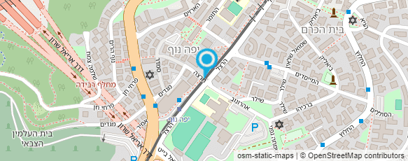 מפת הגעה אל יד שרה מפת הגעה אל יד שרה