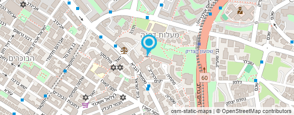 מפת הגעה אל ד"ר קלינמן יוסף