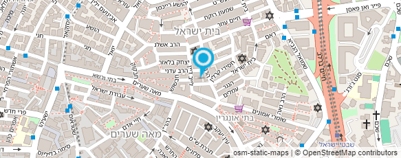 מפת הגעה אל ישיבת "אוהל אברהם אלימלך דחסידי פינסק קארלין"