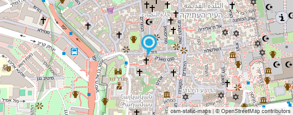 מפת הגעה אל תלמוד תורה וישיבה יעבץ