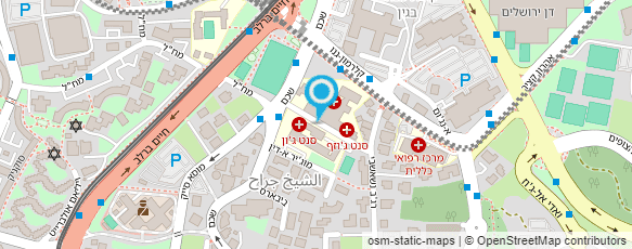 מפת הגעה אל סנט ג'ון ביה"ח לעיניים