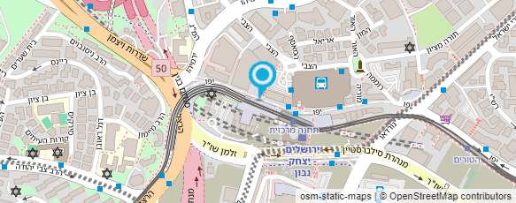 מפת הגעה אל דואר ישראל