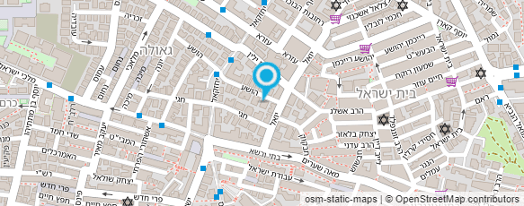 מפת הגעה אל הלברשטאם הרב משה