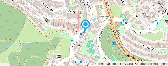 מפת הגעה אל ד"ר גליק בנימין