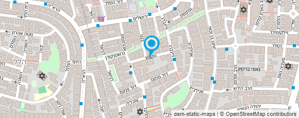 מפת הגעה אל האגודה למלחמה בסרטן