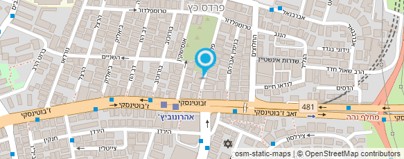 מפת הגעה אל שירותי בריאות כללית