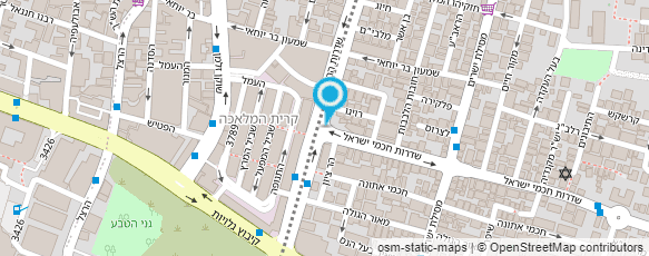 מפת הגעה אל לירון ייצור ושווק חגורות וארנקים בע"מ