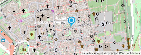 מפת הגעה אל האשמי הוסטל