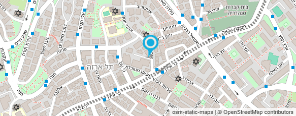 מפת הגעה אל כהן הרב חיים יצחק