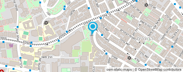 מפת הגעה אל שיינר הרב יצחק