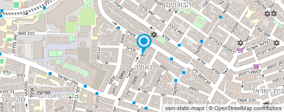 מפת הגעה אל רייכמן הרב רפאל יצחק