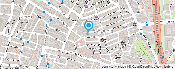 מפת הגעה אל "בית יעקב" יסודי לבנות