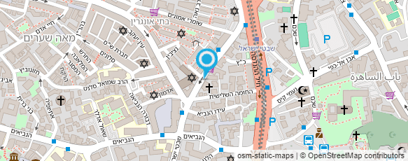 מפת הגעה אל כנסיה אורטודוכסית רומנית