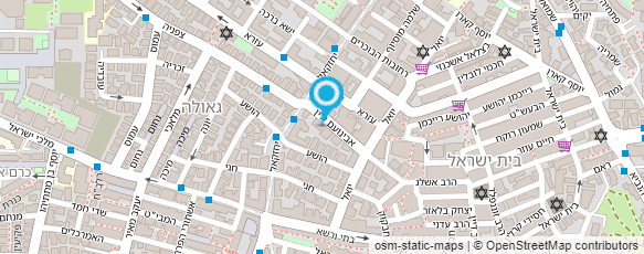 מפת הגעה אל רוזנפלד הרב נפתלי