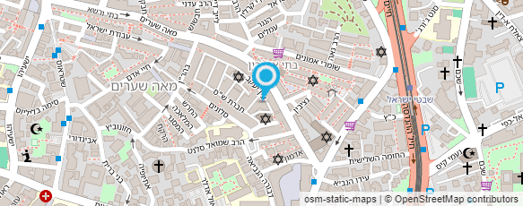 מפת הגעה אל רוזנר משה ומאיר - "הדייג"