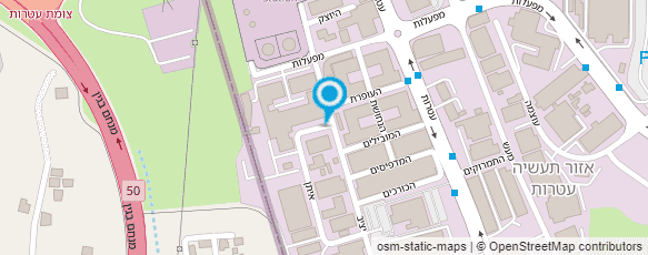 מפת הגעה אל קדמה ירושלים יבוא 2002 בע"מ