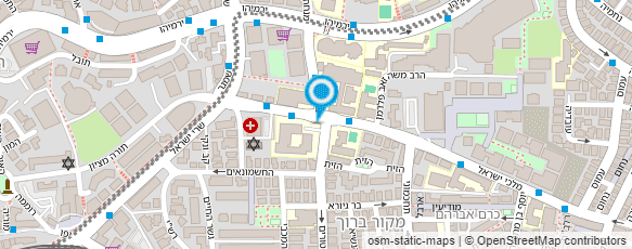 מפת הגעה אל יקירי ירושלים