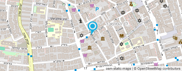 מפת הגעה אל עו"ד ונוטריון גולדנברג פנינה