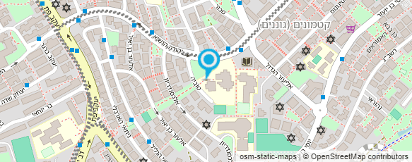 מפת הגעה אל "עמל" ע"ש ליידי דיוויס