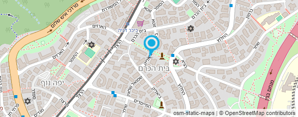 מפת הגעה אל הירשביין אדגר