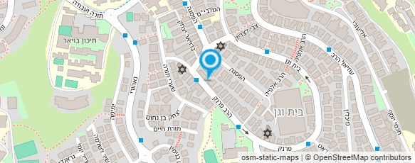 מפת הגעה אל חשין משה