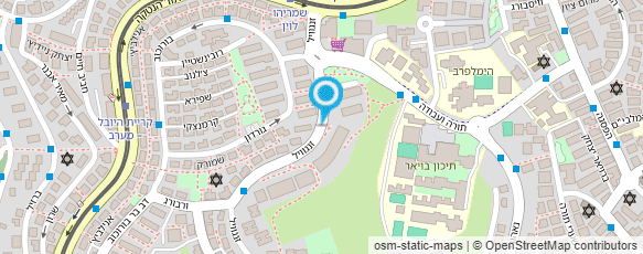 מפת הגעה אל ד"ר חזן עובד