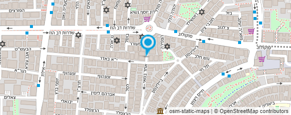 מפת הגעה אל ב. יוסי מנעולים