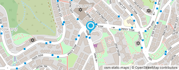 מפת הגעה אל בית הלוויות העירוני