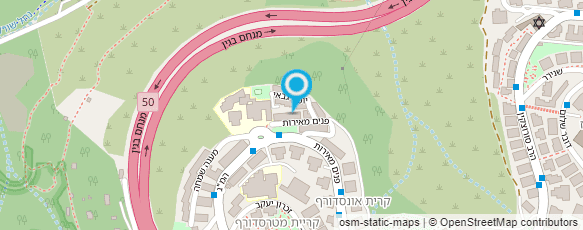 מפת הגעה אל מקוה טהרה קרית מטרסדורף