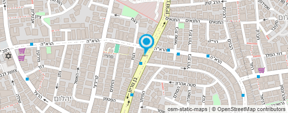 מפת הגעה אל עופר מעצב שיער