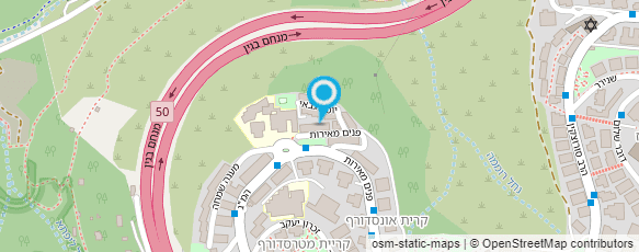 מפת הגעה אל זק"ש הרב זבולון