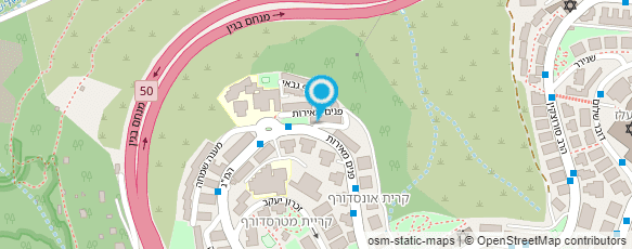 מפת הגעה אל קפלן הרב יהושע בצלאל