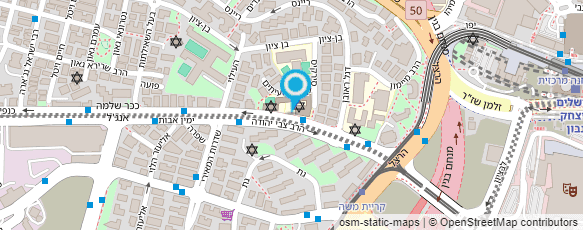 מפת הגעה אל ישיבת ירושלים לצעירים