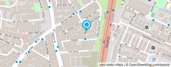 מפת הגעה אל הועד למען הילד העולה של נשי אגו"י