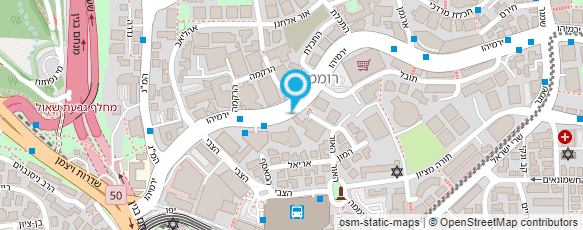 מפת הגעה אל שיח סוד - מע"ש בנים