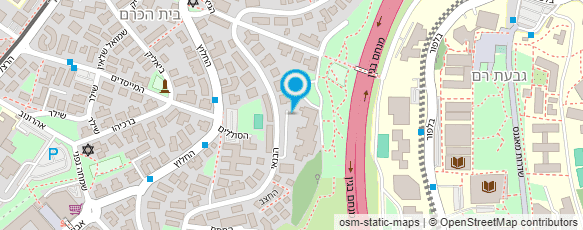 מפת הגעה אל רובינשטיין דניאל